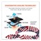 Ergodyne Chill-Its 6700 Cooling Bandana Polymer Tie Headband, One Size Fits Most, Stars and Stripes 12303 - alternate 3